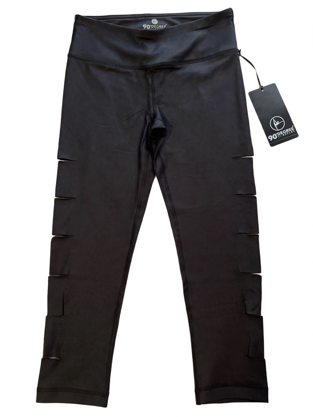 90 Degree By Reflex Black Side Cutout Performance Joggers